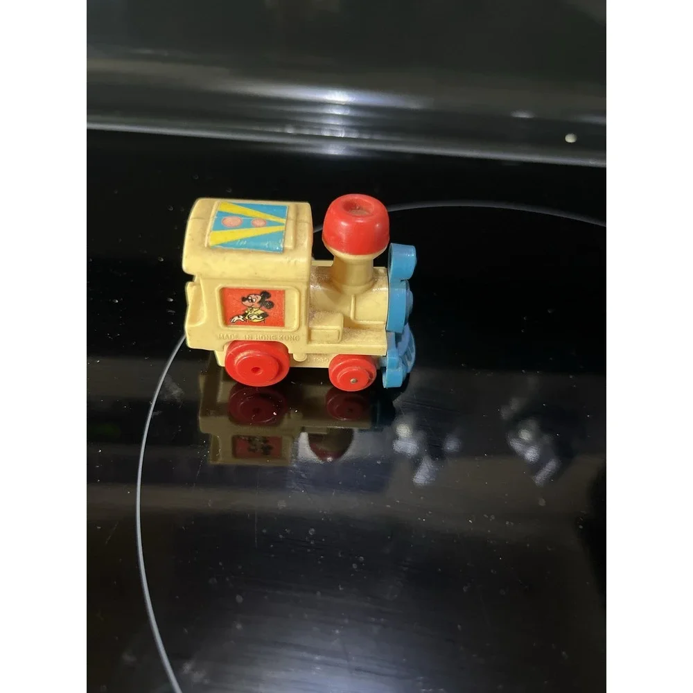 Illco Disney Mickey Mouse‎ Engineer Wind Up Train Toy